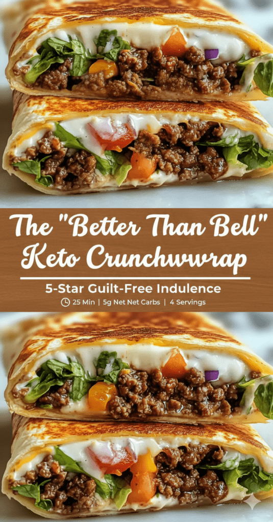 Keto Crunch Wrap Chicken Supreme